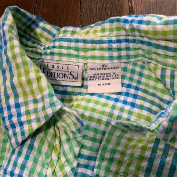 Vintage plaid linen short set - Picture 5 of 5